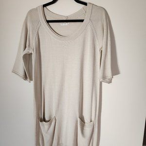 Majestic Legon Beige Sweater Dress - Size M